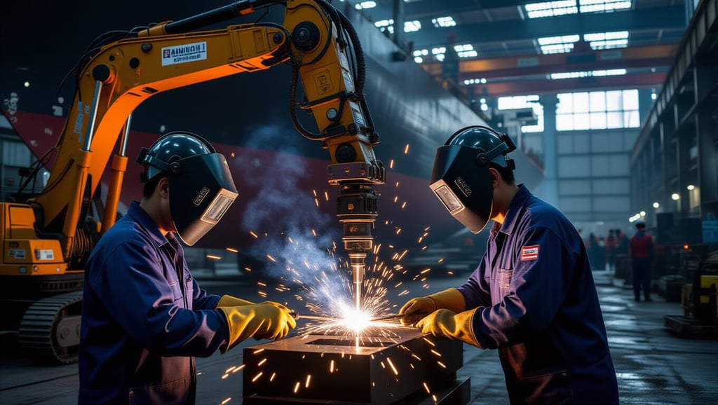 삼성중공업-레인보우로보틱스 MOU, 조선 자동화와 주가 영향 심층 분석 3 🤝 조선업 자동화, 양사의 역할과 계획