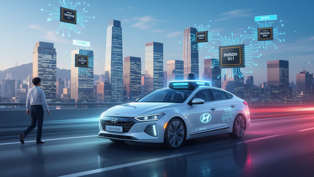 젠슨 황 방한, 삼성·현대차와 AI 동맹의 핵심: HBM부터 모빌리티까지 5 🤖 현대차그룹, AI로 그리는 미래 모빌리티