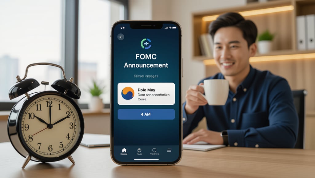 🗓️ FOMC 발표 일정, 놓치지 마세요!