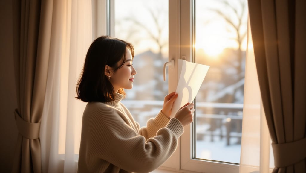 🏠 실내 단열 강화 및 외풍 차단으로 열 손실 막기