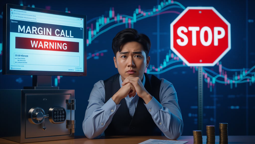 해외선물 입문자를 위한 필수 용어: 증거금, 레버리지, 포지션 완벽 이해 5 ⚠️ 리스크 관리: 마진콜과 강제 청산